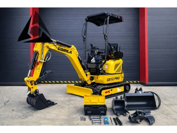 Pásový minibagr GORILA GX12 I PRO 2026